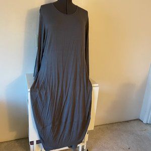 Comfy USA Gray Swing Dress